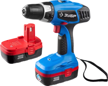 Дрель-шуруповерт 2 АКБ ЗДА-18-2 КИН20 серия ПРОФЕССИОНАЛ купить в Ханты-Мансийске
