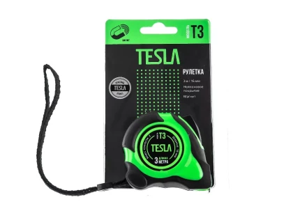 Рулетка TESLA 3м х 16мм (T-3) купить в Ханты-Мансийске