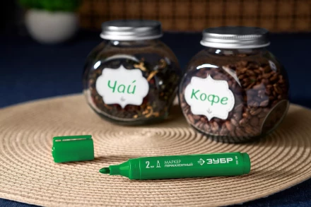 ЗУБР МП-300 зеленый, 2 мм перманентный маркер (06322-4) купить в Ханты-Мансийске