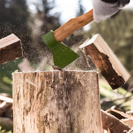 Топор кованный, в сборе, 1200/1550 г, деревянное топорище, 500 мм, Б3 Сибртех 21612 купить в Ханты-Мансийске