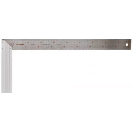 Угольник ЗУБР &quot;ЭКСПЕРТ&quot; столярный, усиленная алюминиевая рукоятка, нержавеющее полотно 37мм, длина 500мм 34394-50 купить в Ханты-Мансийске