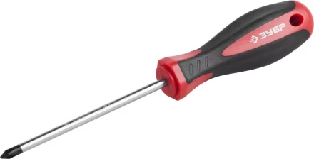 Отвертка ЗУБР "МАСТЕР", Cr-v, эргономичная двухкомпонентная рукоятка, PH1x100мм 25062-1-100_z03 купить в Ханты-Мансийске