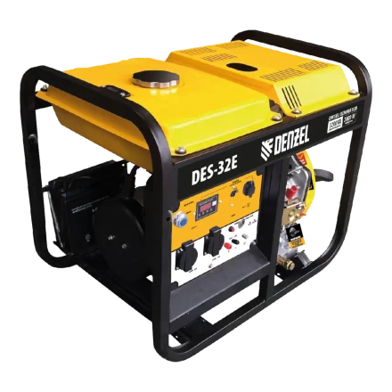 Генератор дизельный DES-32E 3.2 кВт 230 В 11 л электростартер Denzel 94412 купить в Ханты-Мансийске