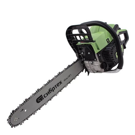 Пила цепная бензиновая Сибртех БП-5245 95209, 52 см3, шина 45 см, шаг 0.325, паз 1,5 мм, 72 звена купить в Ханты-Мансийске