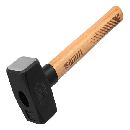 Кувалда, 2000 г Denzel, кованая головка, буковая рукоятка 11021 купить в Ханты-Мансийске