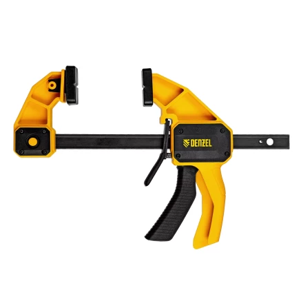 Струбцина F-образная Denzel, быстрозажимная, 150 х 80 мм, усиленный нейлоновый корпус 20505 купить в Ханты-Мансийске