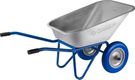 Тачка ЗУБР &quot;ПРОФЕССИОНАЛ&quot; строительная двухколесная, 110л, грузоподъемность 240 кг 39911_z01 купить в Ханты-Мансийске