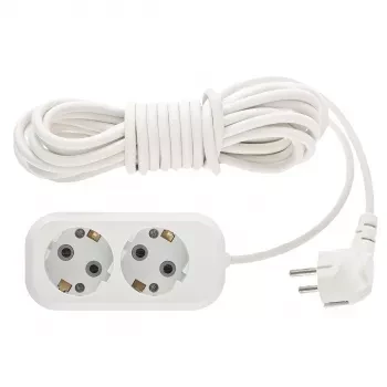 Удлинитель бытовой серия УХз-10-205, с заземлением, 5м, 2 роз., 10А Stern 95762 купить в Ханты-Мансийске