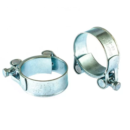 Хомуты металлические силовые 48-51 мм ширина 22 мм шарнирный W1 2 шт Сибртех 47539 купить в Ханты-Мансийске