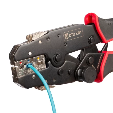 Пресс-клещи КВТ CTD+5 с механизмом быстрой смены матриц: комплект из 5 шт. для опрессовки (набор) (101859) купить в Ханты-Мансийске