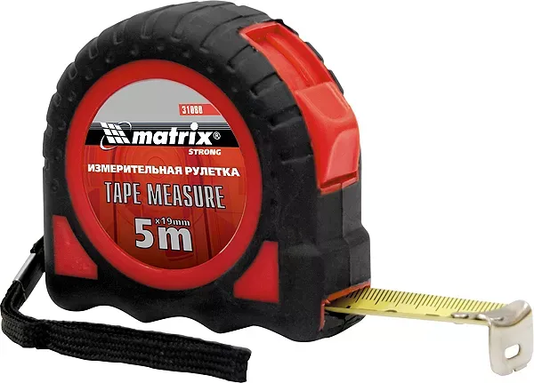 Рулетка Target 7,5 м * 25 автоматическая фиксация обрезиненный корпус  MATRIX 31083 купить в Ханты-Мансийске