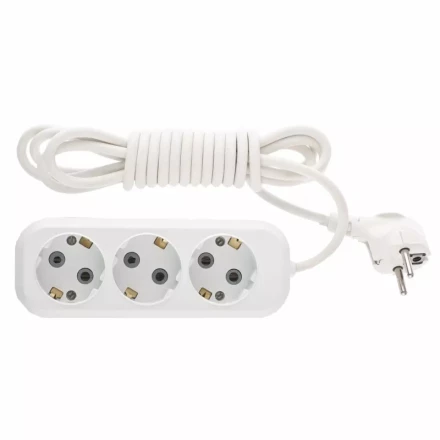 Удлинитель бытовой серия УХз-10-305 с заземлением 5м 3 розетки 10A DENZEL 95967 купить в Ханты-Мансийске