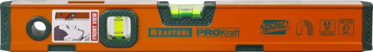 Уровень KRAFTOOL "KRAFT-MAX" магнитный, особо усилен, 2 ампулы, 2 фрезерованные базовые поверхности, 40см 34575-040 купить в Ханты-Мансийске
