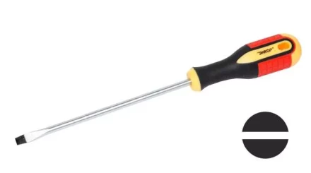 Отвертка шлиц. 1,6х8,0х200мм,трехкомп рук. 19618 купить в Ханты-Мансийске