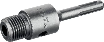 Державка ЗУБР "МАСТЕР" для бур. коронки с хвостовиком SDS Plus. L-100мм,резьба М22,конусное крепление центрир сверла 29187-100 купить в Ханты-Мансийске