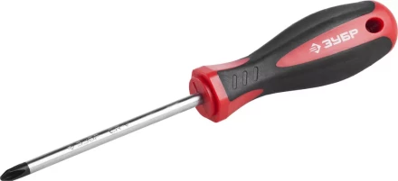 Отвертка ЗУБР "МАСТЕР", Cr-v, эргономичная двухкомпонентная рукоятка, PH2x100мм 25062-2-100_z03 купить в Ханты-Мансийске