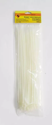 Хомут монтажный 3,6х300 (100 шт)  1/150 29990 купить в Ханты-Мансийске