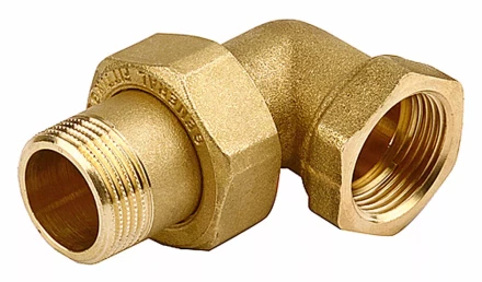 Соединитель GENERAL FITTINGS угловой с накидной гайкой, латунь, г/ш, 1/2&quot; 51035-G/S-1/2 купить в Ханты-Мансийске