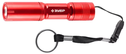 Фонарь ЗУБР "МАСТЕР" ручной, алюминиевый корпус, 1 сверхъяркий светодиод, 1АА, красный 56220-R купить в Ханты-Мансийске