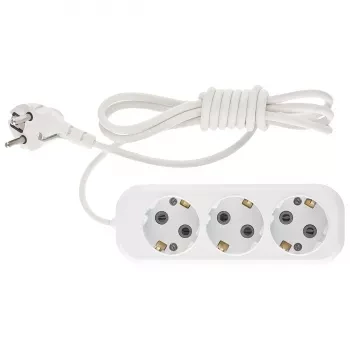 Удлинитель бытовой серия УХз-10-302, с заземлением, 2м, 3 розетки, 10A  Stern 95765 купить в Ханты-Мансийске