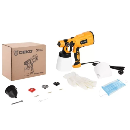 Краскопульт электрический DKSG55K1 HVLP DEKO, 018-1043 купить в Ханты-Мансийске