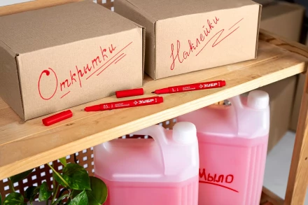 ЗУБР МП-50 красный, 0.5 мм перманентный маркер (06321-3) купить в Ханты-Мансийске