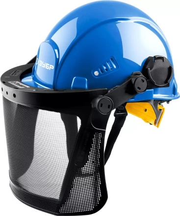 ЗУБР ЗАСЛОН-С, 190 х 339 мм, экран из мелкоячеистой сетки, защитный лицевой щиток для крепления на каске, Профессионал (110855) купить в Ханты-Мансийске