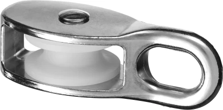 Блок ЗУБР "МАСТЕР" одинарный, оцинкованный, нейлоновый шкив, 12x50мм, 2 шт 4-304585-50 купить в Ханты-Мансийске