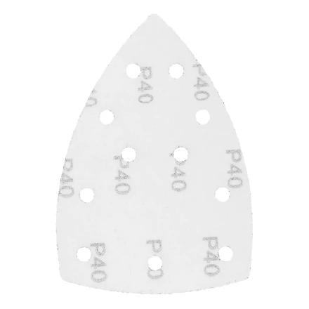 Треугольник абразивный на ворc. подложке под "липучку", перф., P 40, 150х150х100 мм, 5 шт. Denzel 738577 купить в Ханты-Мансийске