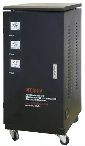 Стабилизатор трехфазный РЕСАНТА АСН-30000/3-ЭМ купить в Ханты-Мансийске