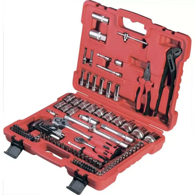 Набор слесарно-монтажный с квадратами 1/4", 1/2" и 5/16", 117 предм  MATRIX PROFI 13587 купить в Ханты-Мансийске