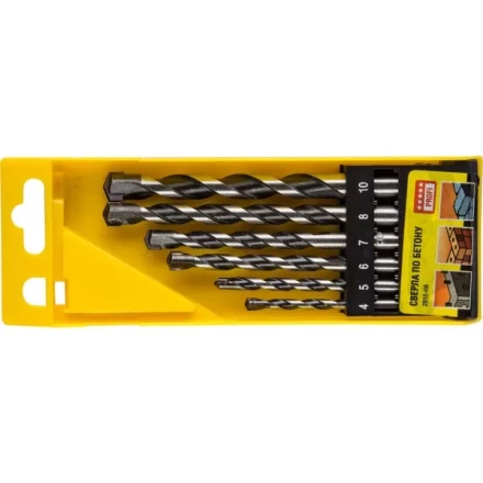 Набор STAYER &quot;PROFESSIONAL&quot;: Свёрла по бетону, ударные 4, 5, 6, 6, 8, 10мм, 6шт 2915-H6 купить в Ханты-Мансийске