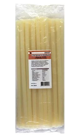 Стержень клеевой 11х300мм ЭНКОР 439 34шт желтый 50439 купить в Ханты-Мансийске