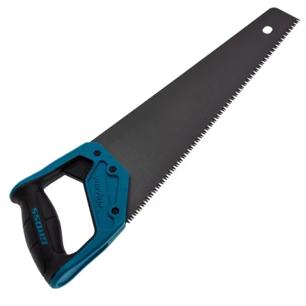 Ножовка по дереву &quot;PIRANHA&quot;, 400 мм, 7 TPI, 3D-зуб, тефлоновое покрытие полотна, двухкомпонентная рукоятка Gross 24113 купить в Ханты-Мансийске