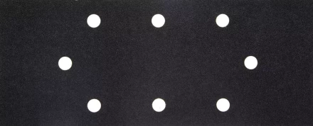 Лист шлиф. универсал. URAGAN &quot;Оптимален для твердых пород дерева&quot; 8 отверстий по линии, для ПШМ, P120, 93х230мм, 50шт 907-22102-120-50 купить в Ханты-Мансийске