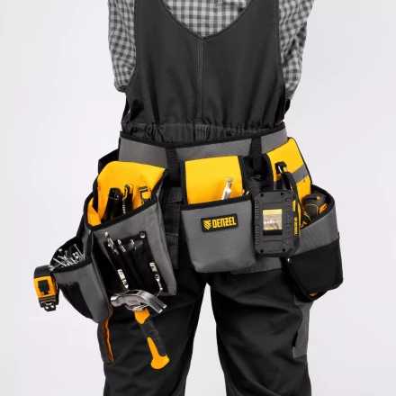 Пояс монтажника, сумки поясные, кобура для шуруповерта// Denzel 90291 купить в Ханты-Мансийске