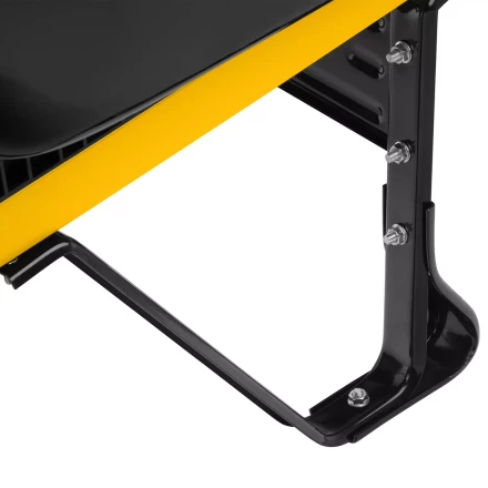 Тачка строительная усиленная объем 140 л 250 кг двухколесная колесо 15х6.00-6 Denzel 69000 купить в Ханты-Мансийске