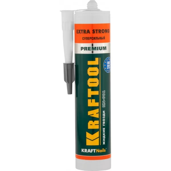 Клей монтажный KRAFTOOL KraftNails Premium KN-901, сверхсильный универсальный, для наружных и внутренних работ, 310мл 41343_z01 купить в Ханты-Мансийске