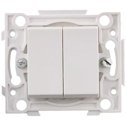 Выключатель СВЕТОЗАР проходной двойной SV-55231-2 купить в Ханты-Мансийске