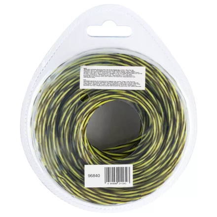 Леска для триммера двухкомпонентная витая квадратная, 2,0мм х 15м, блистер SkyCutter Denzel 96840 купить в Ханты-Мансийске