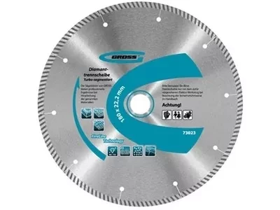 Диск алмазный 180 х 22,2 мм турбо с лазерной перфорацией сухое резание GROSS 73032 купить в Ханты-Мансийске