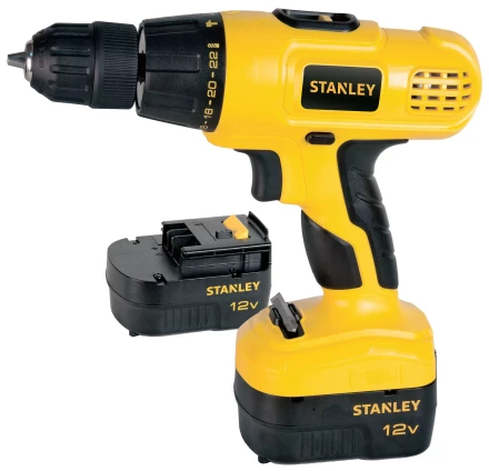 Дрель аккумуляторная Stanley STDC12HBK в кейсе купить в Ханты-Мансийске