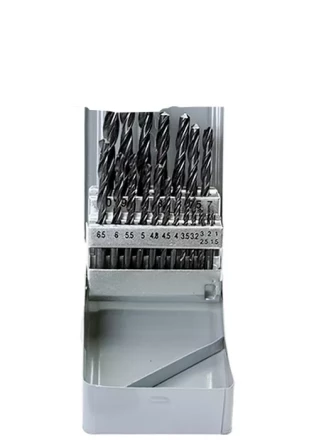 Набор сверл по металлу 1-10 мм (через 0,5 мм + 3,2 и 4,8 мм) HSS 21шт металлический бокс цилиндрический хвостовик SPARTA 723755 купить в Ханты-Мансийске