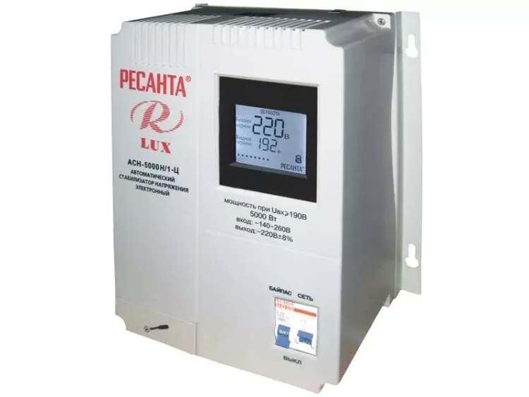 Стабилизатор АСН-5000 Н/1-Ц Ресанта Lux купить в Ханты-Мансийске