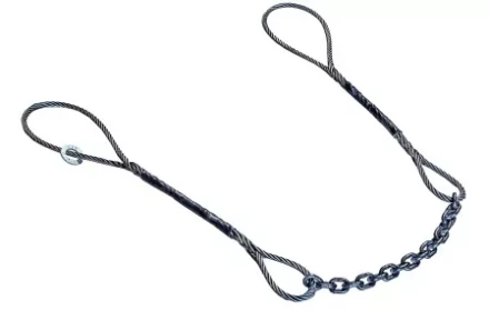 Строп комбинированный 1.25 т L=3.5 м L цепи=1.2 м заплет купить в Ханты-Мансийске