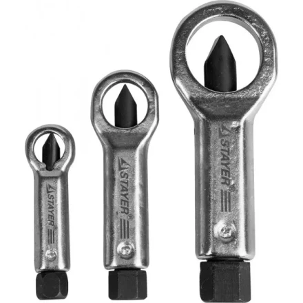 Набор STAYER Съемники стальные, для прикипевших гаек, 3шт 43213-H3 купить в Ханты-Мансийске