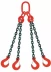 Строп цепной четырехветвевой 4СЦ 6.7 т L=2 м 8 кл с торцевыми захватами для труб купить в Ханты-Мансийске
