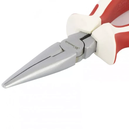 Длинногубцы White Nickel 160 мм прямые никелированные трехкомпонентные рукоятки MATRIX 17188 купить в Ханты-Мансийске