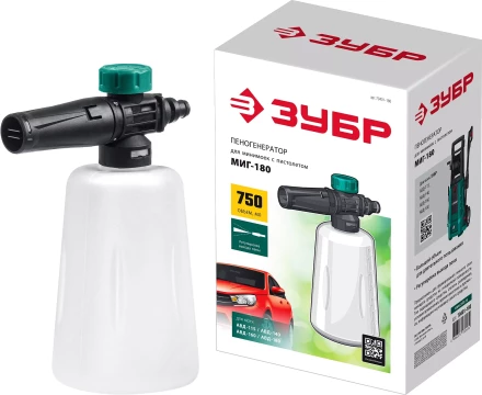 ЗУБР для пистолета МИГ-180, пеногенератор для минимоек (70401-180) купить в Ханты-Мансийске