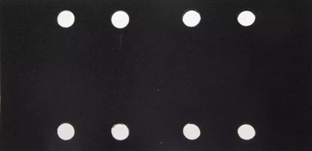 Лист шлиф. универсал. URAGAN "Оптимален для твердых пород дерева" 8 отверстий по линии, для ПШМ, P180, 80х166мм, 50шт 907-22101-180-50 купить в Ханты-Мансийске